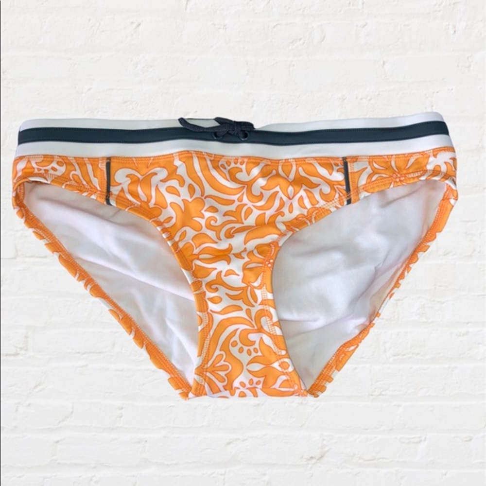 Land’s End Gold and white Bikini Bottom